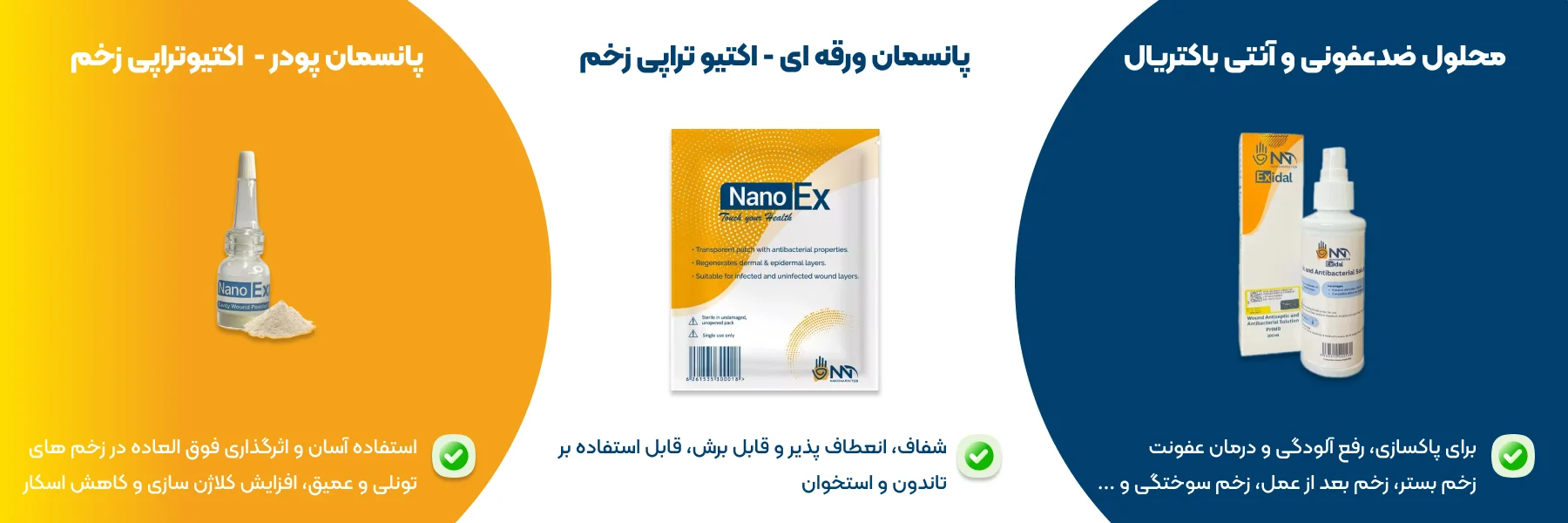 پانسمان های نانوایکس