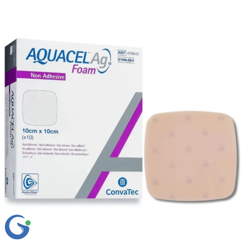 پانسمان فوم نقره دار کانواتک | AQUACEL AG FOAM