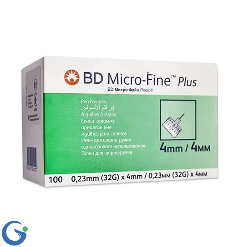 سرسوزن قلم انسولین 4 میلی متر BD  Micro-Fine