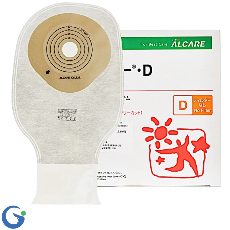 کیسه استومی یک تکه شفاف ته باز کد 16771 ALCARE