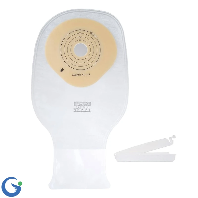 کیسه استومی یک تکه شفاف ته باز کد 16771 ALCARE